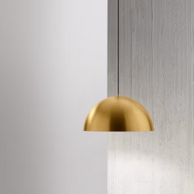 Bonella – Suspension en laiton 1XE27 max 1X60W IP20 – Plafonnier au en aluminium – Douille E27