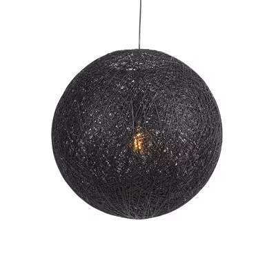 Suspension rustique noire 60 cm – Corda