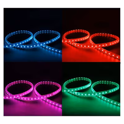 Bobine LED 5050 RGB 50m 8W/m IP65 Extérieur/Intérieur Télécommande incluse