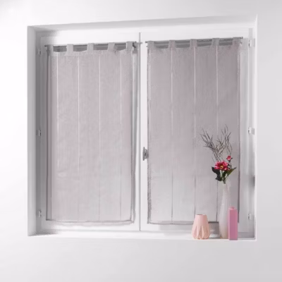 Paire de Voilages « Linahe » 90x160cm Taupe