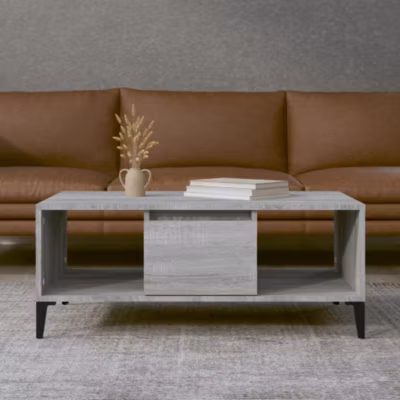 Table basse,Table Salon,Table d&rsquo;appoint Sonoma gris 90x50x36,5 cm Bois d&rsquo;ingénierie