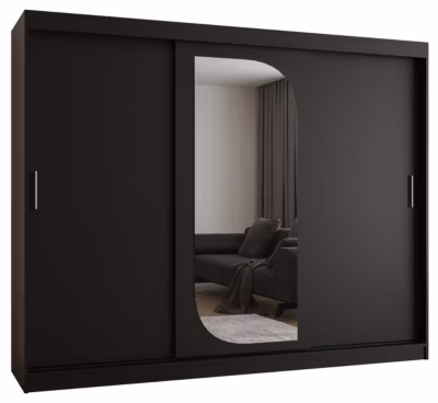 Armoire LUCY à portes coulissantes H. 250 x L. 250 x P. 62, 3 portes