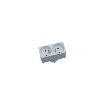 Biplite – GAO – 2x16A – Blanche, conforme NF