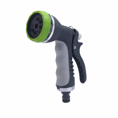 Pistolet d&rsquo;Arrosage Bi Matière + Revêtement Soft Gripp Multi Jets AROZ